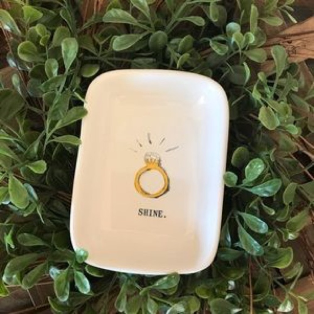 Rae Dunn Shine ring dish